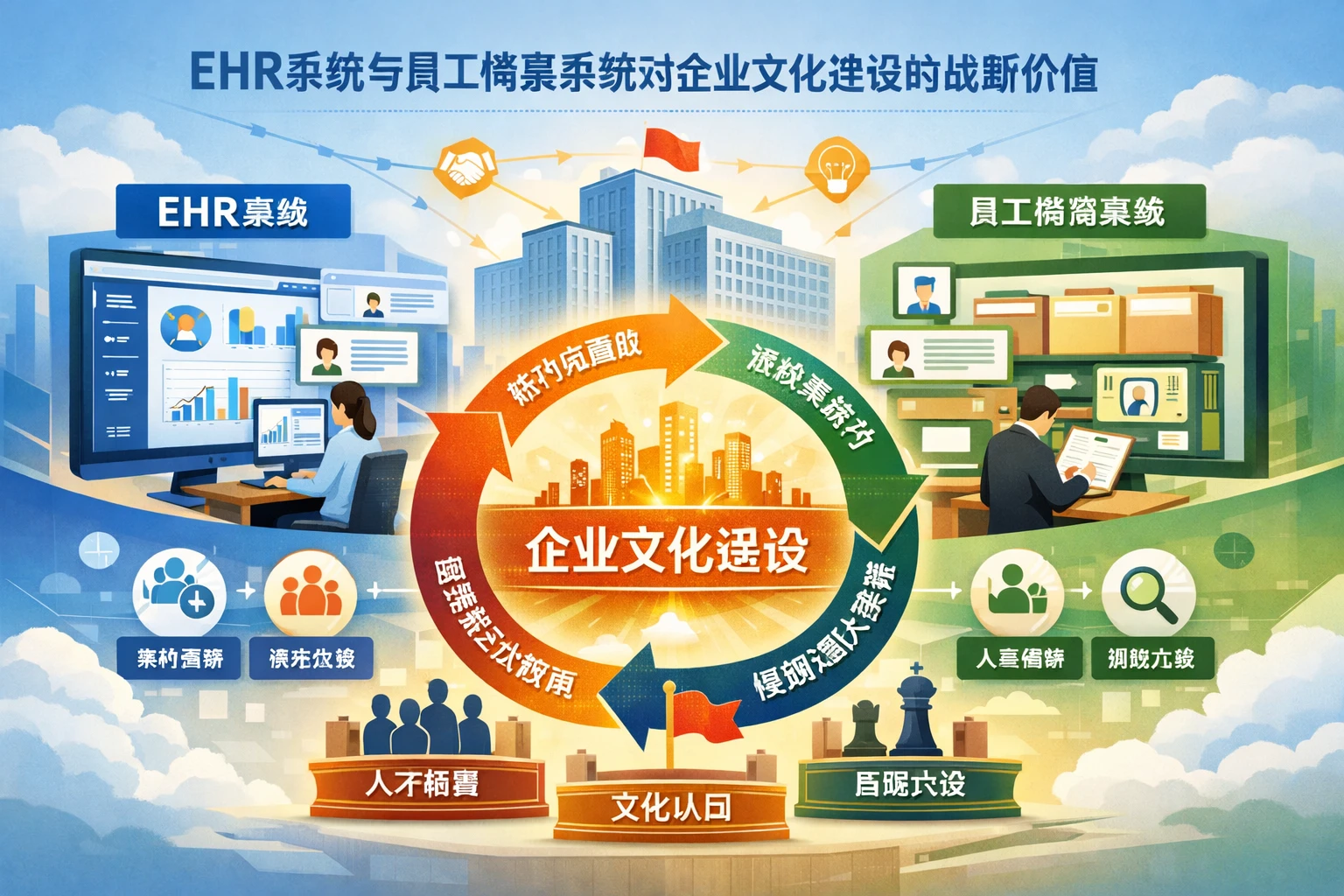 国企人力资源系统中EHR系统与员工档案系统对企业文化建设的战略价值