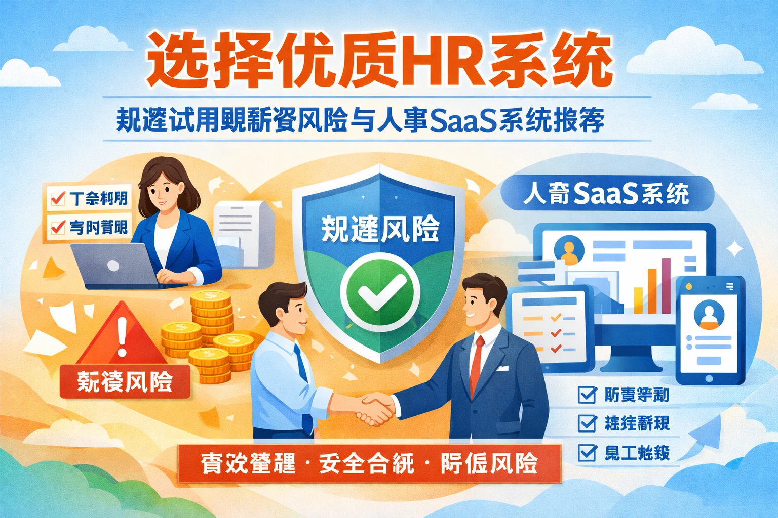选择优质HR系统：规避试用期薪资风险与人事SaaS系统推荐