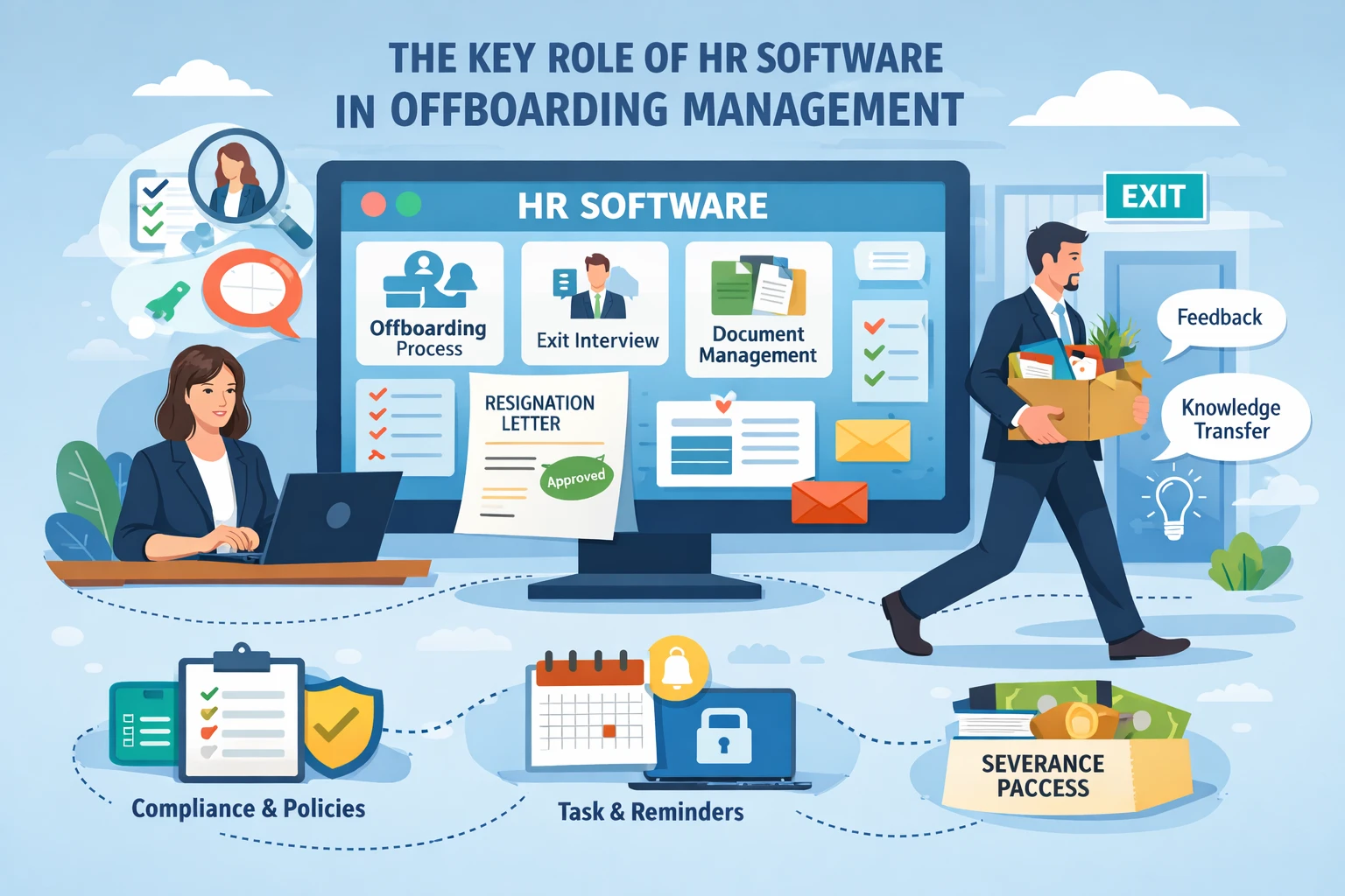 人力资源软件在离职管理中的重要作用