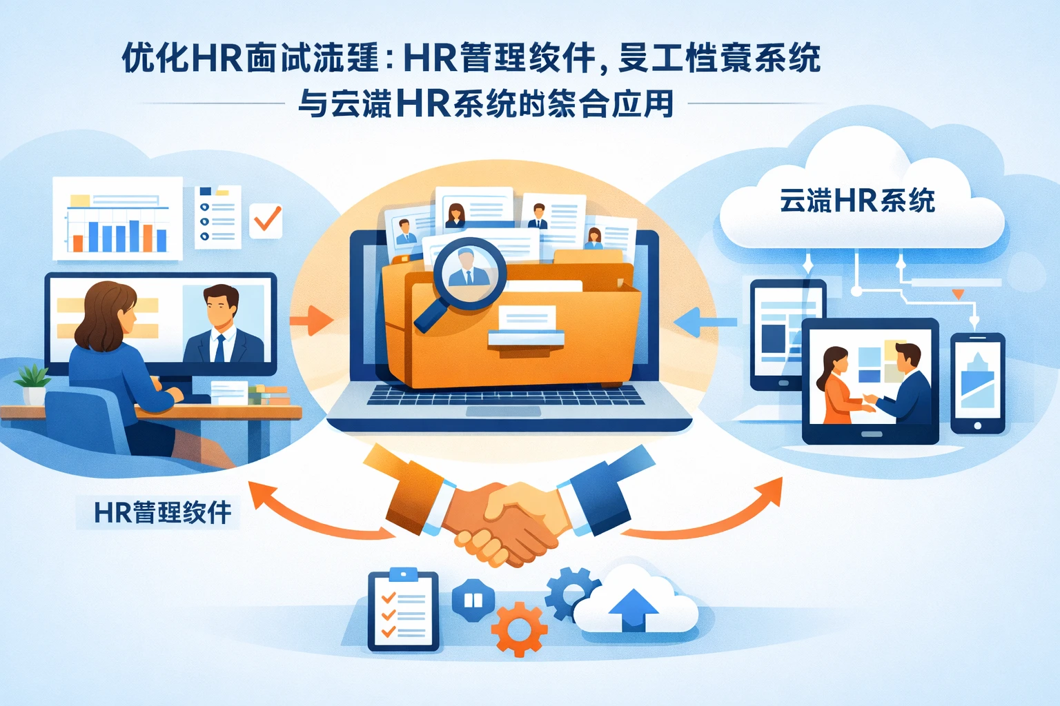 优化HR面试流程：HR管理软件、员工档案系统与云端HR系统的综合应用