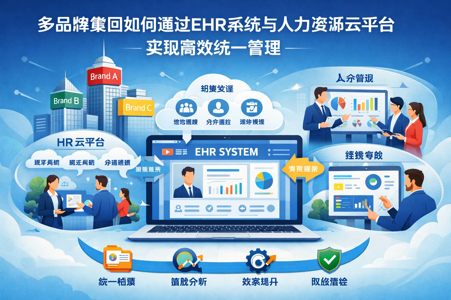 多品牌集团如何通过EHR系统与人力资源云平台实现高效统一管理