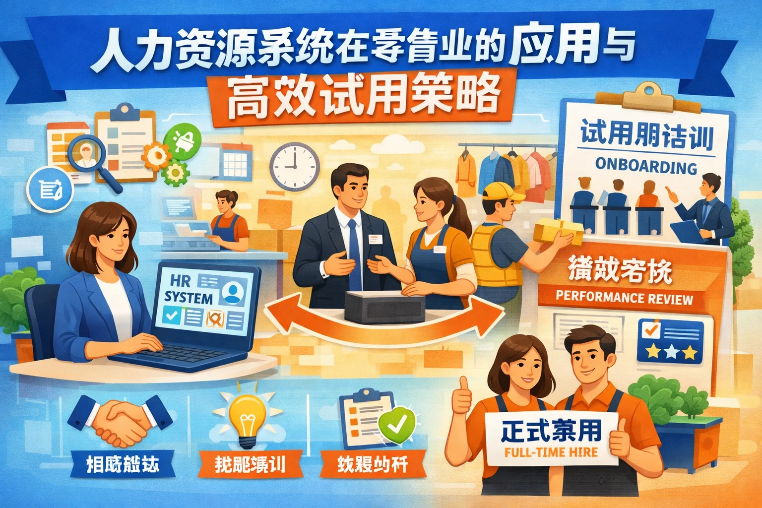 人力资源系统在零售业的应用与高效试用策略