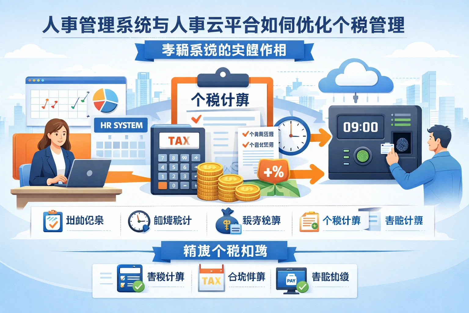 人事管理系统与人事云平台如何优化个税管理：考勤系统的关键作用