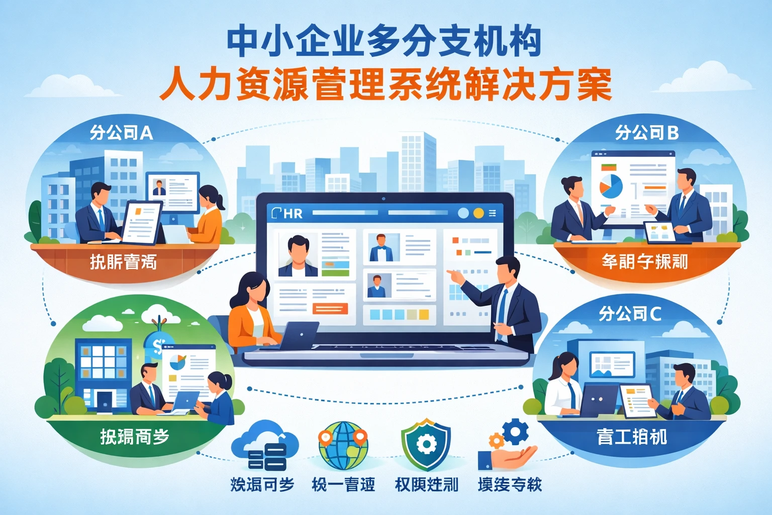 中小企业多分支机构人力资源管理系统解决方案