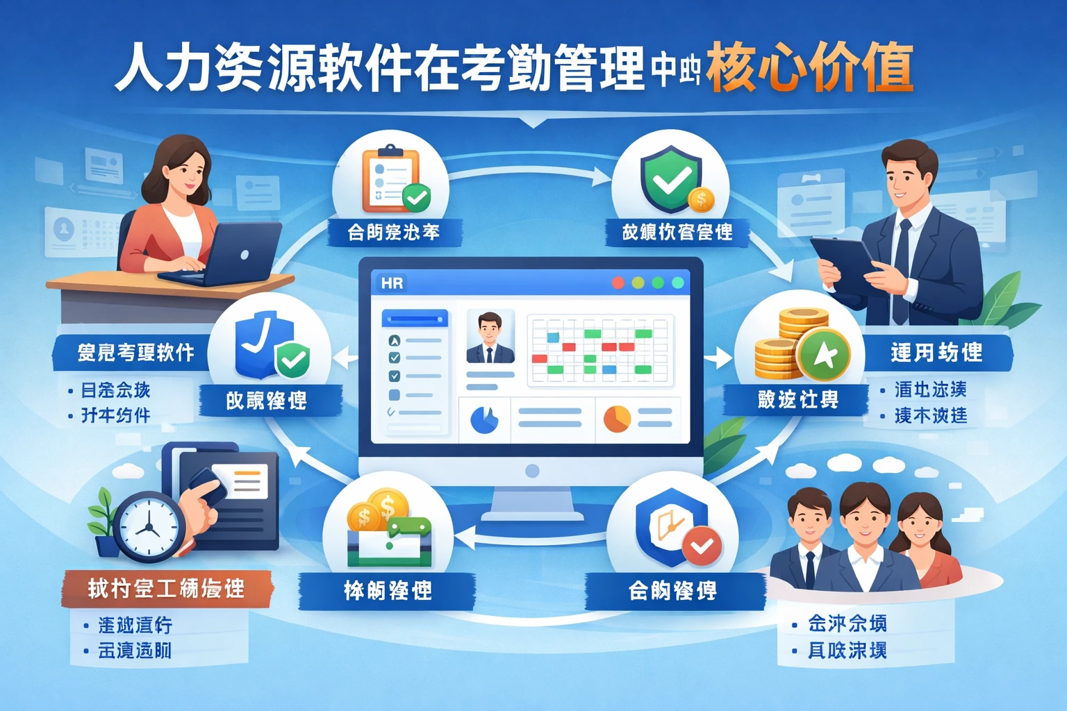 人力资源软件在考勤管理中的核心价值