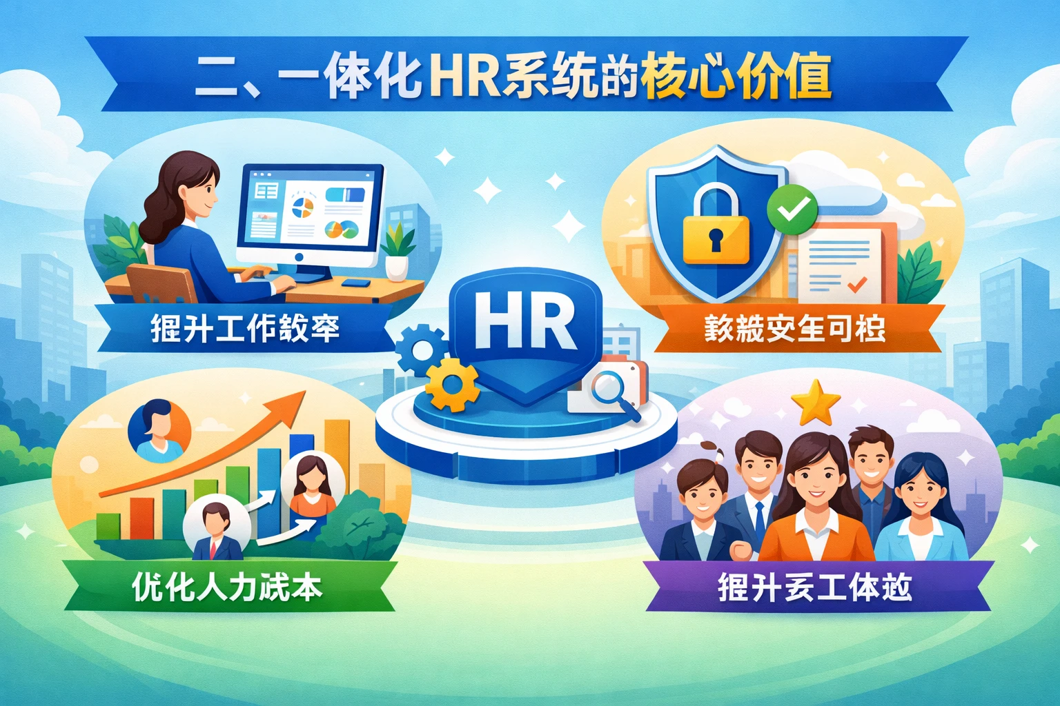 二、一体化HR系统的核心价值