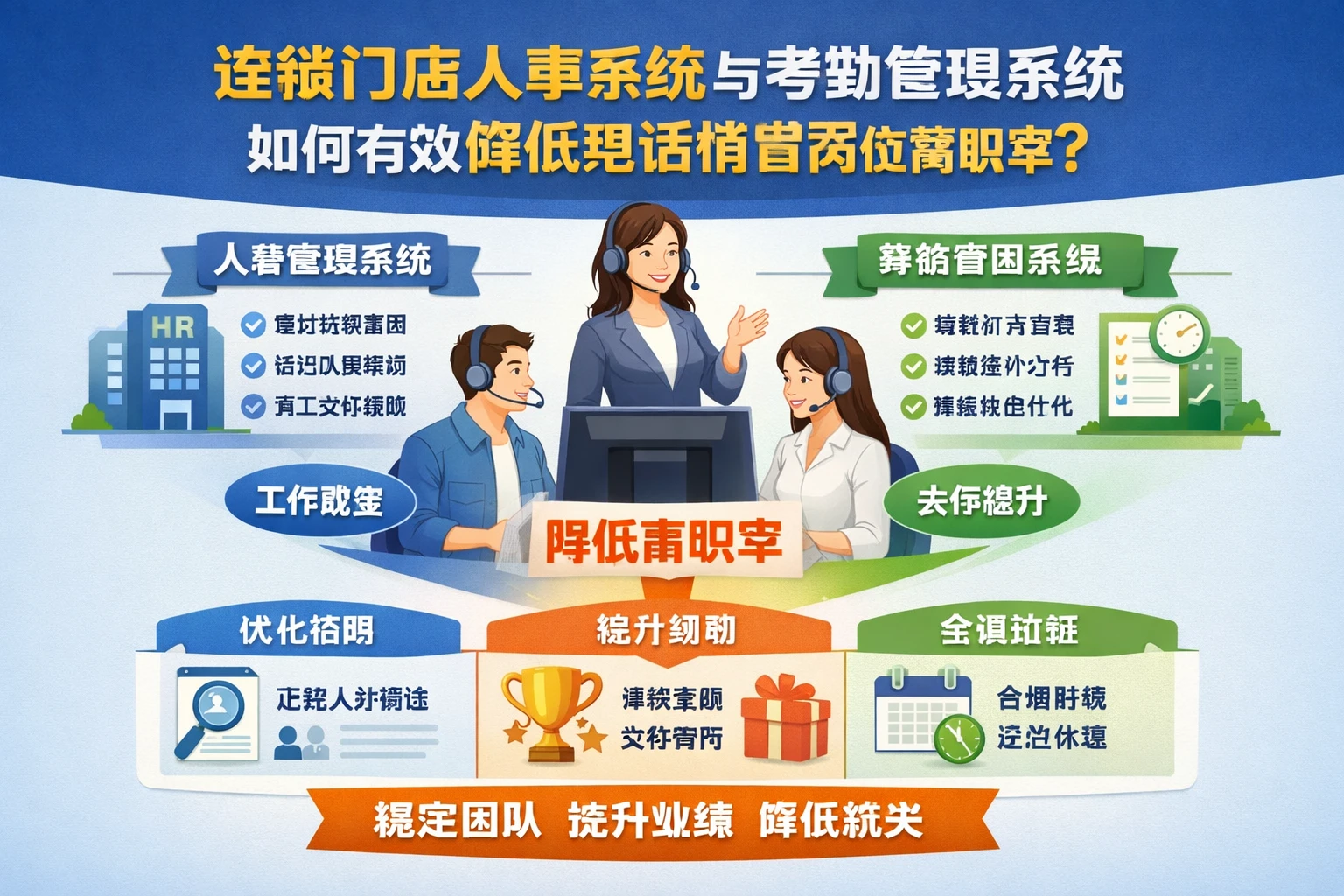 连锁门店人事系统与考勤管理系统如何有效降低电话销售岗位离职率