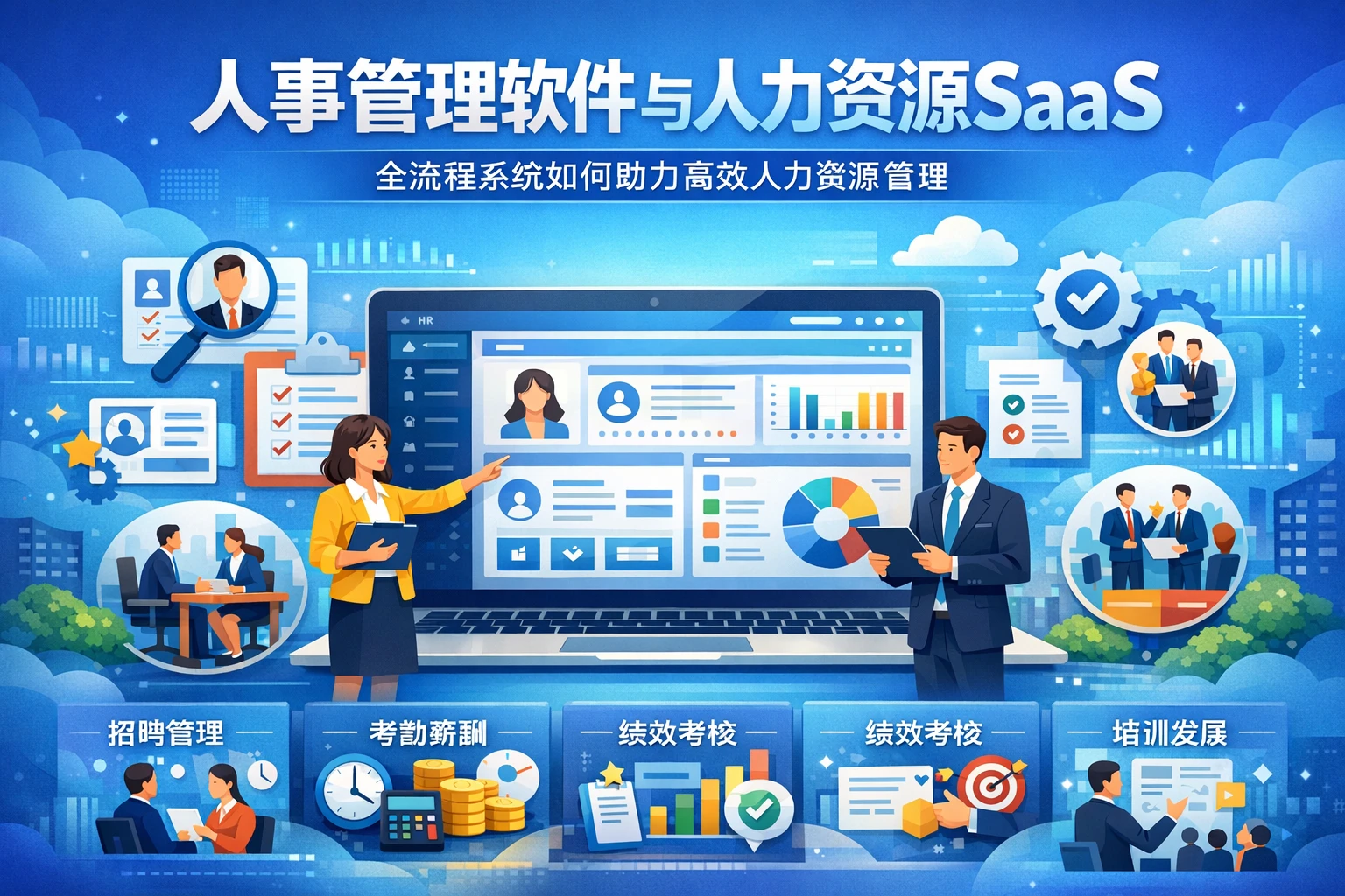 人事管理软件与人力资源SaaS:全流程系统如何助力高效人力资源管理