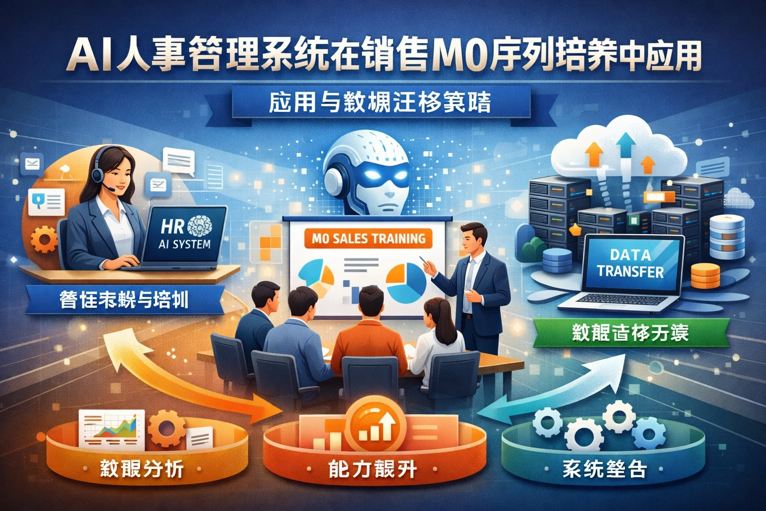 AI人事管理系统在销售M0序列培养中的应用与数据迁移策略