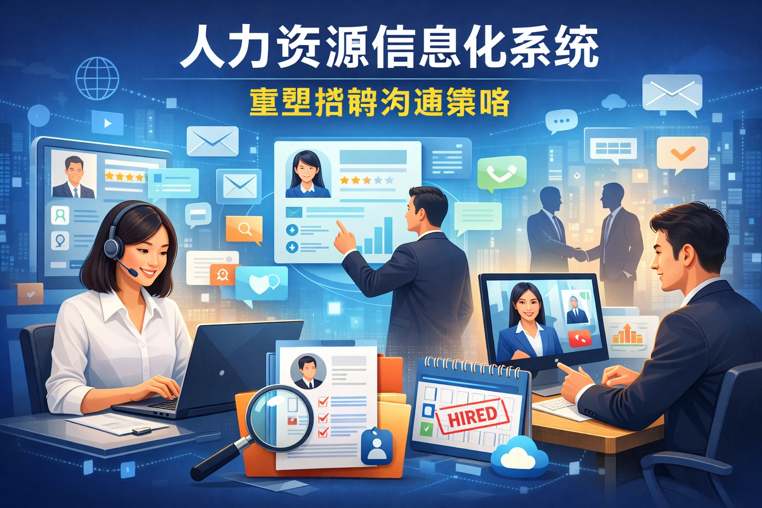 人力资源信息化系统：重塑招聘沟通策略