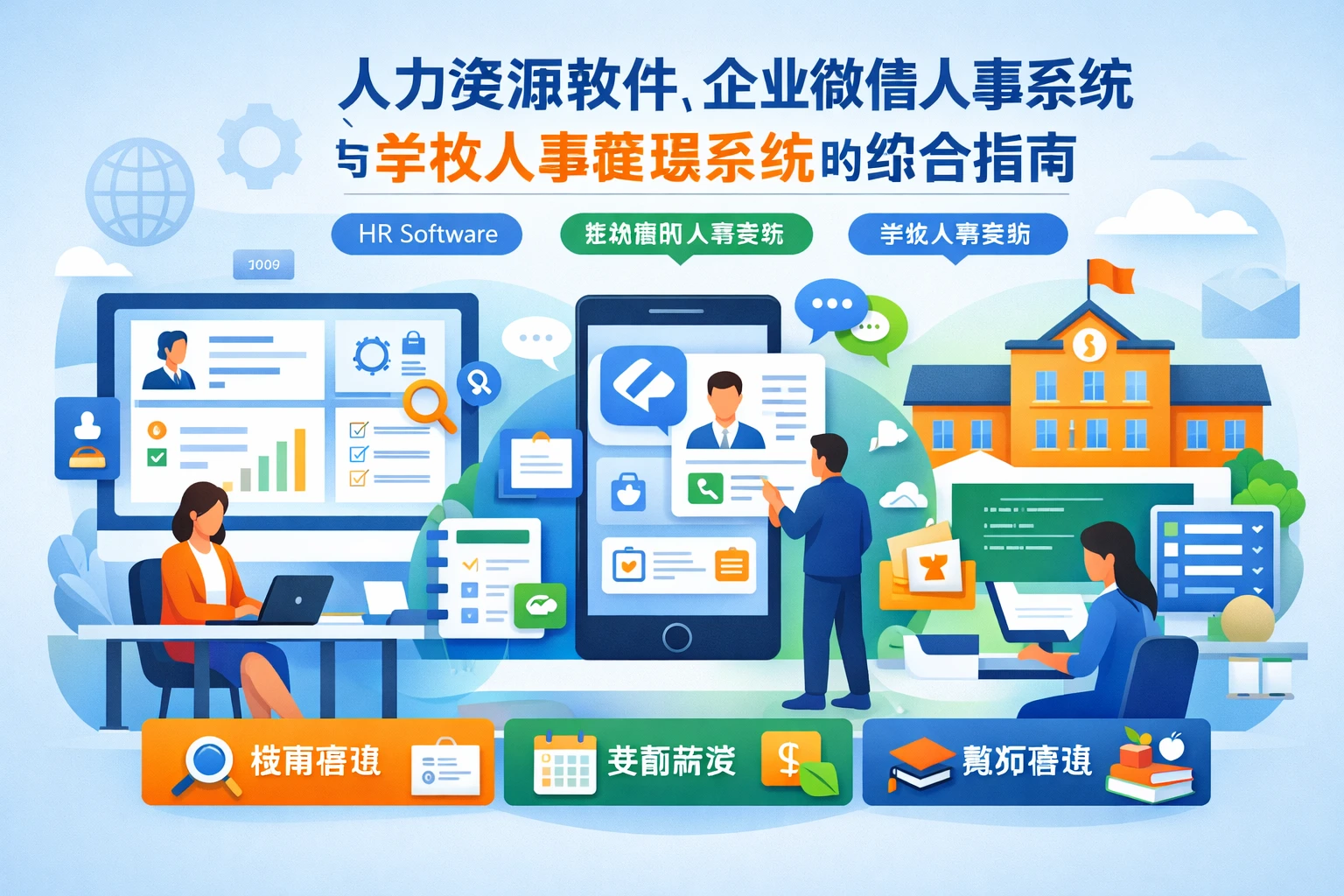 人力资源软件、企业微信人事系统与学校人事管理系统的综合指南