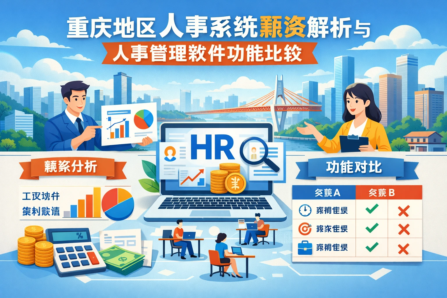 重庆地区人事系统薪资解析与人事管理软件功能比较