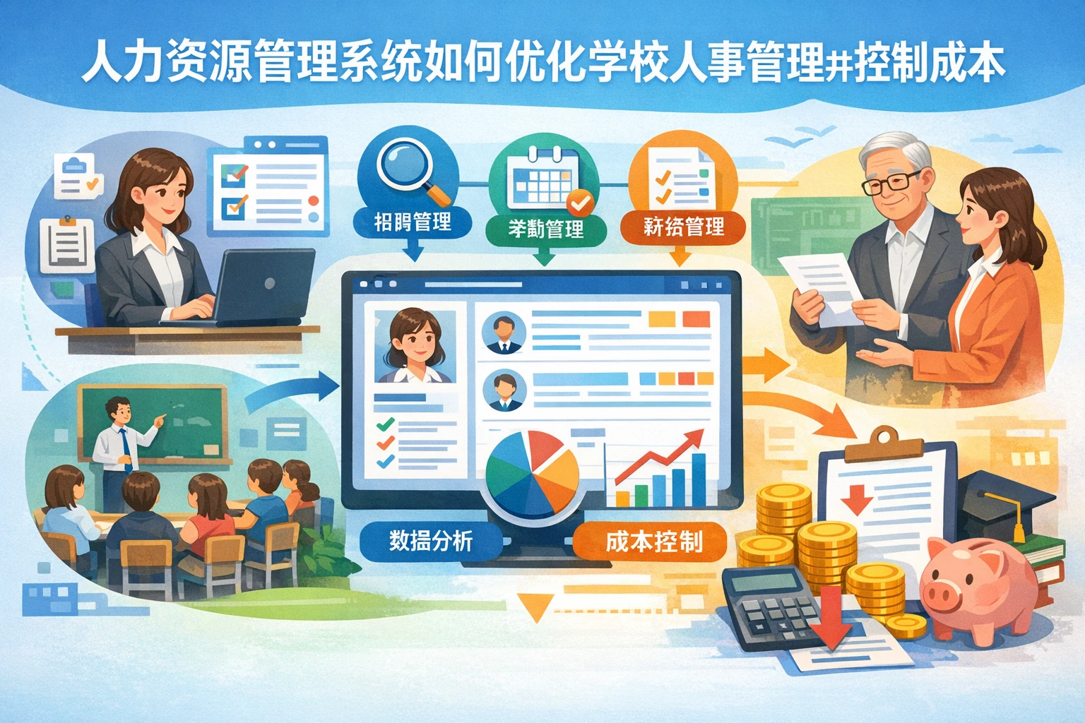 人力资源管理系统如何优化学校人事管理并控制成本