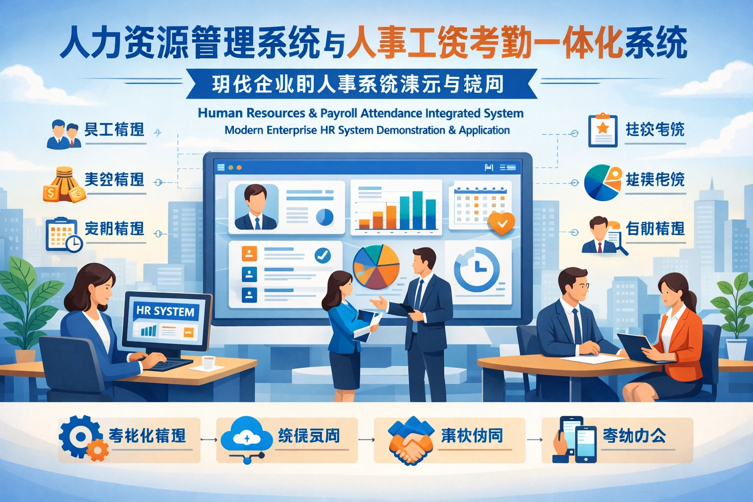 人力资源管理系统与人事工资考勤一体化系统：现代企业的人事系统演示与应用