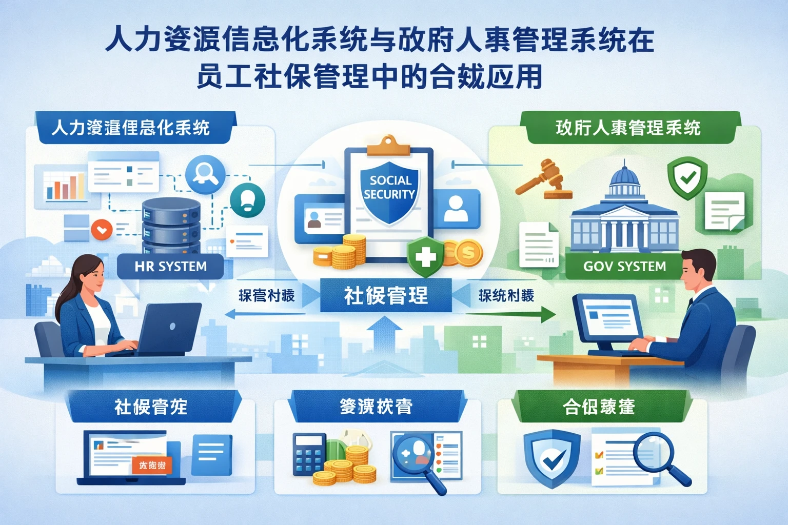 人力资源信息化系统与政府人事管理系统在员工社保管理中的合规应用