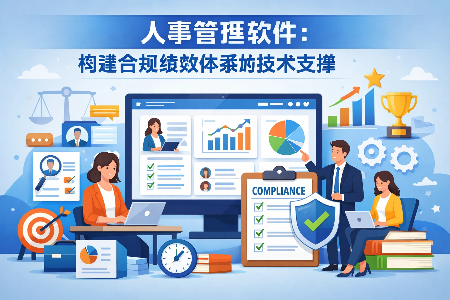 人事管理软件：构建合规绩效体系的技术支撑