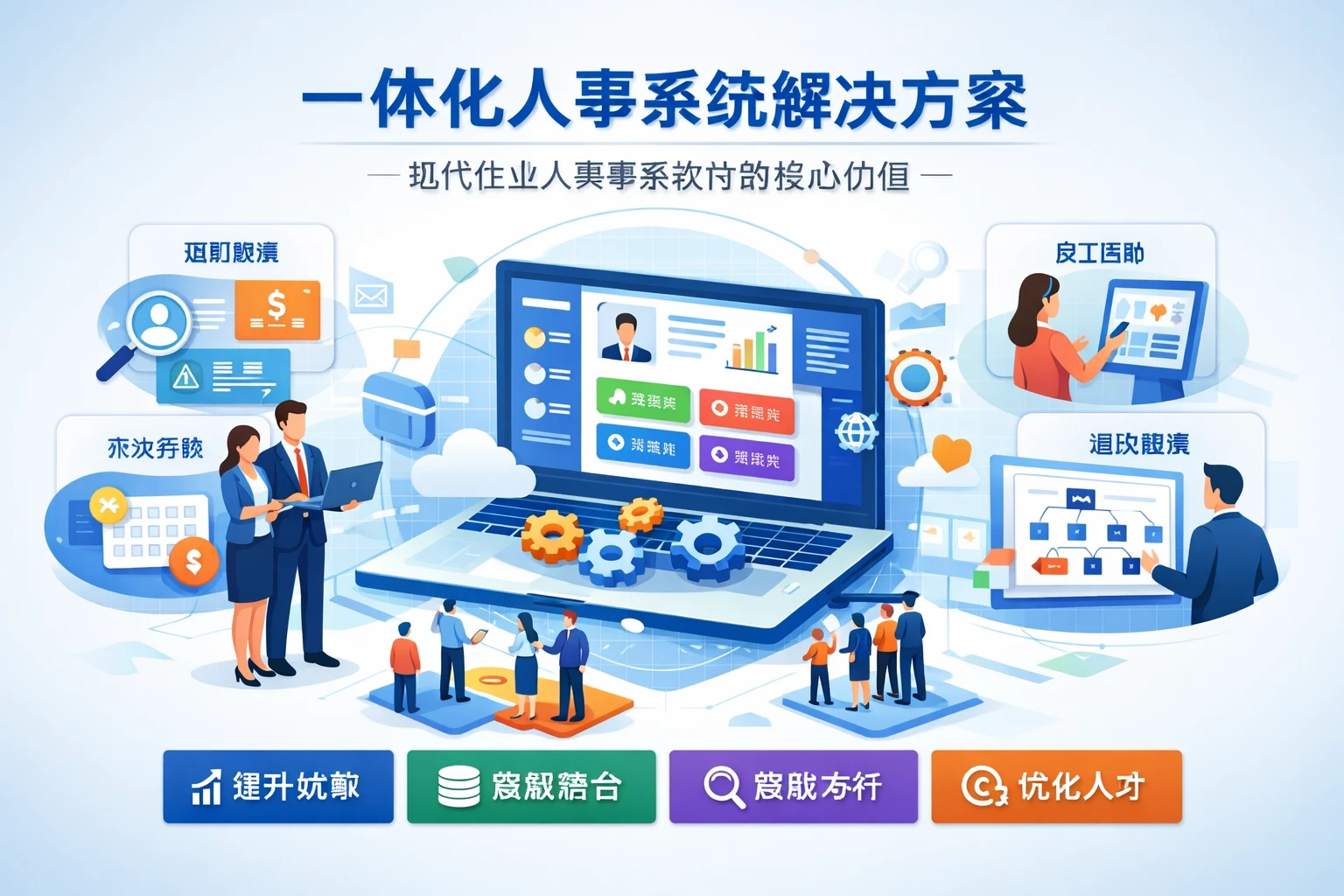 一体化人事系统解决方案：现代企业人事管理软件的核心价值
