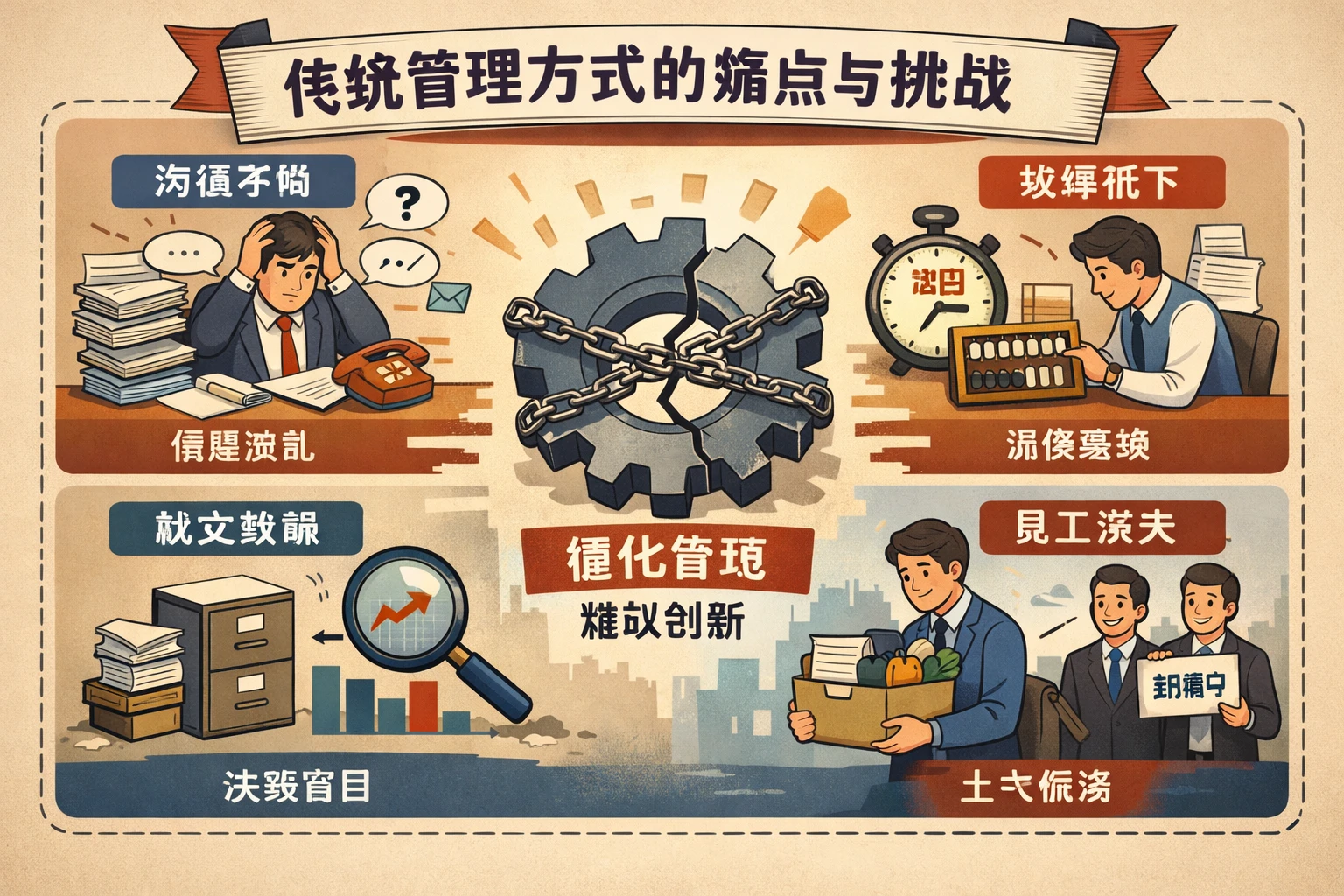 传统管理方式的痛点与挑战