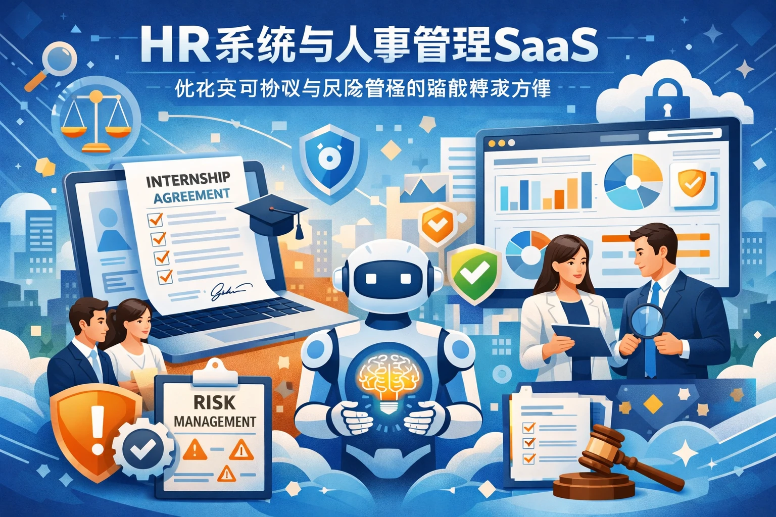 HR系统与人事管理SaaS：优化实习协议与风险管控的智能解决方案