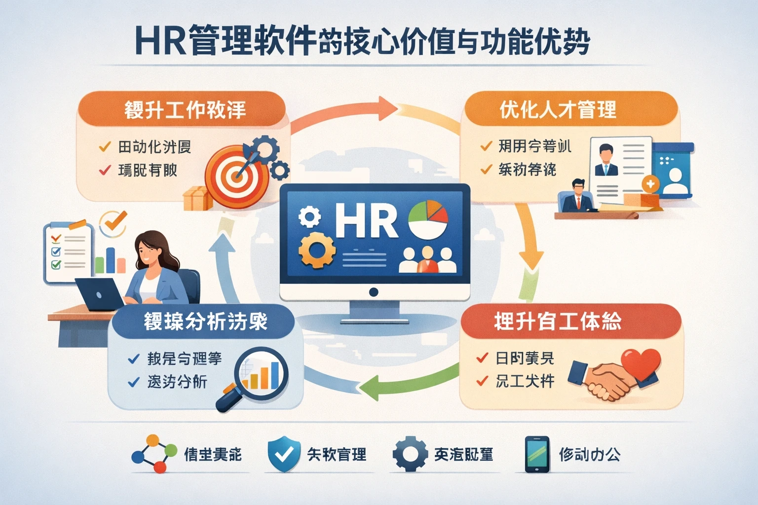 HR管理软件的核心价值与功能优势
