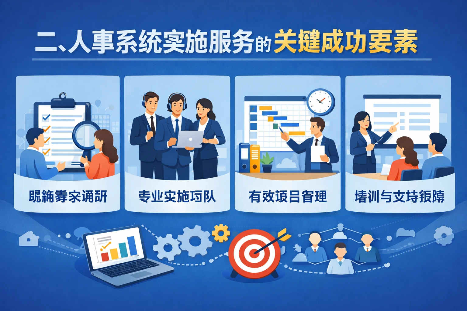 二、人事系统实施服务的关键成功要素