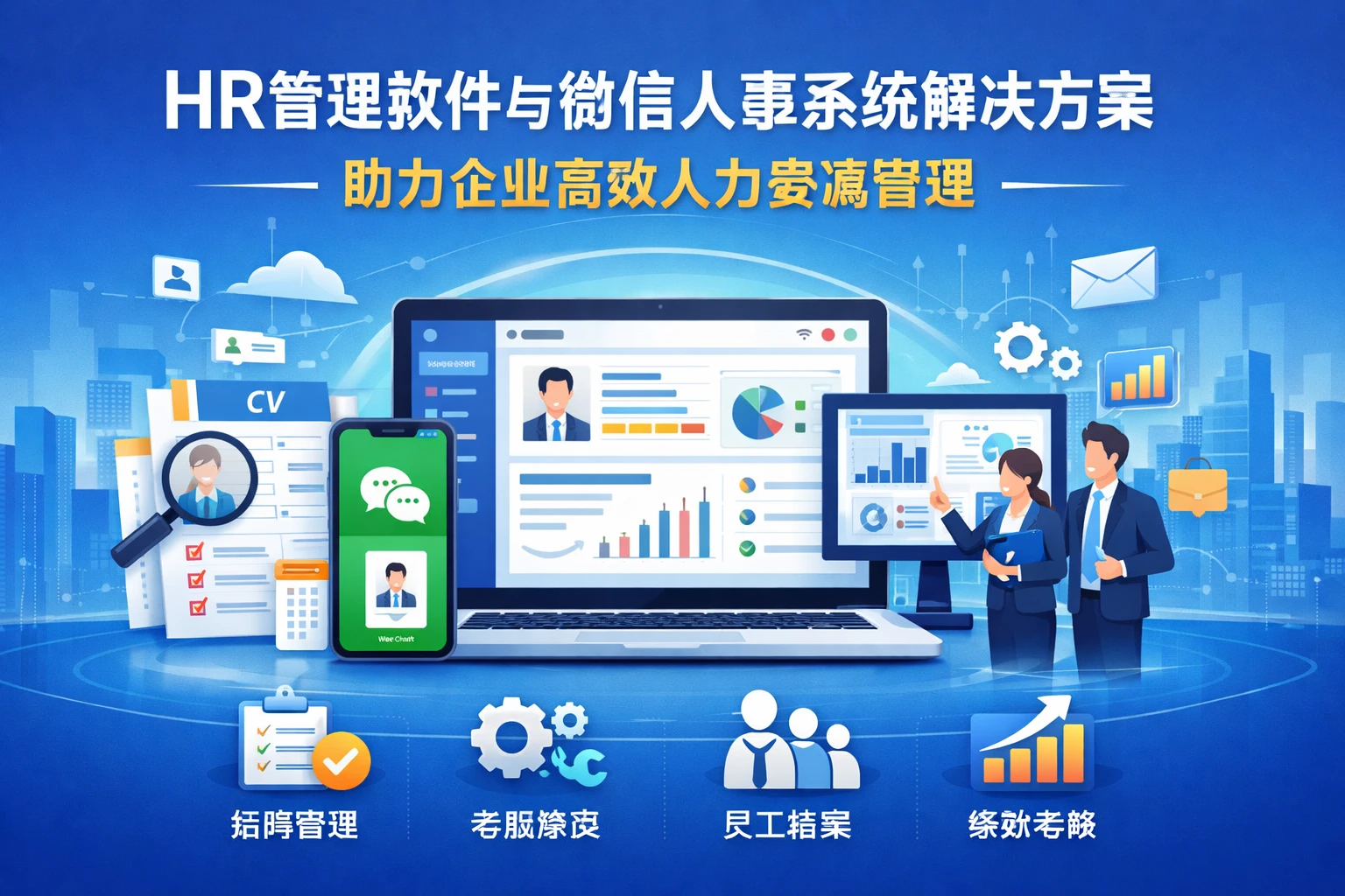 HR管理软件与微信人事系统解决方案：助力企业高效人力资源管理