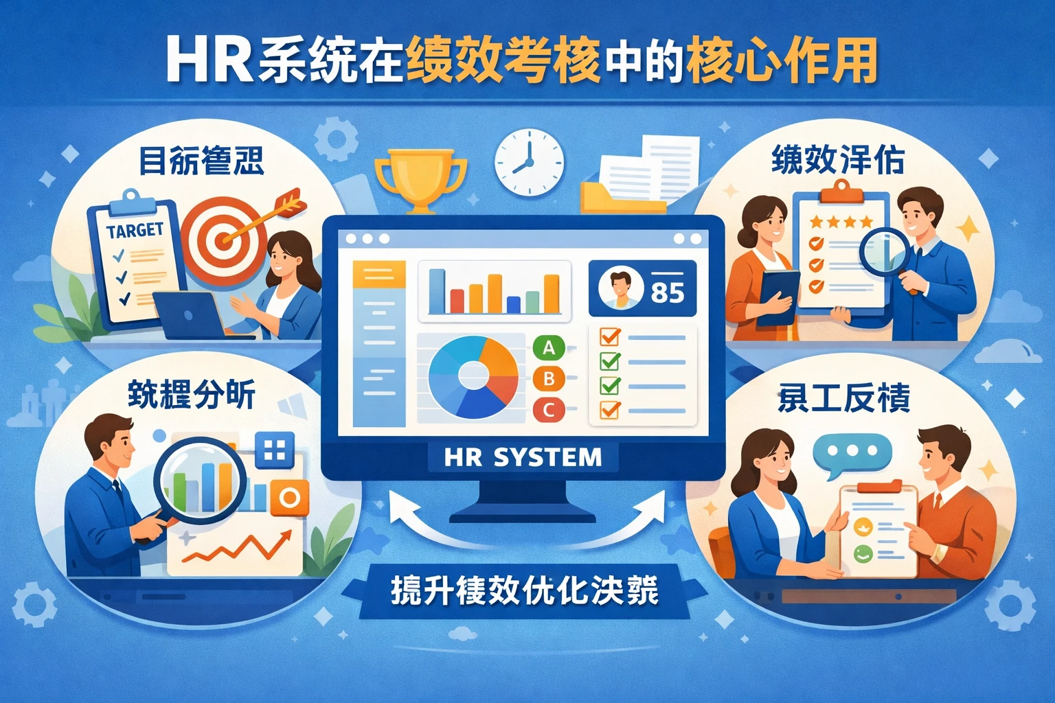 HR系统在绩效考核中的核心作用