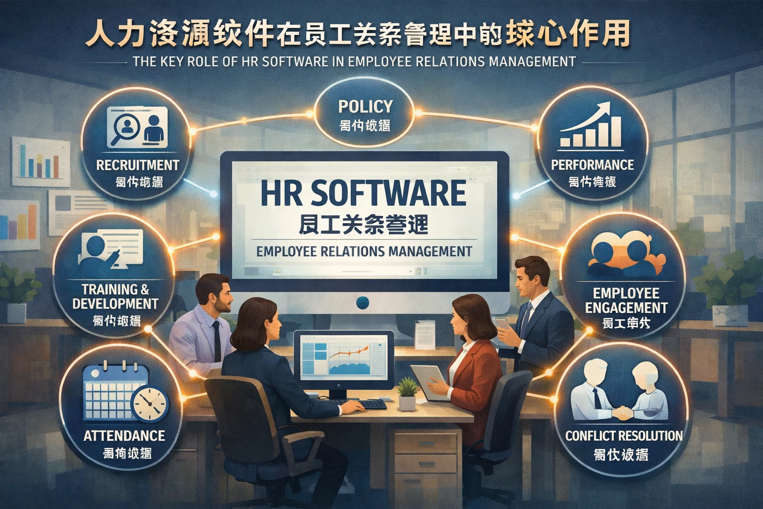 人力资源软件在员工关系管理中的核心作用