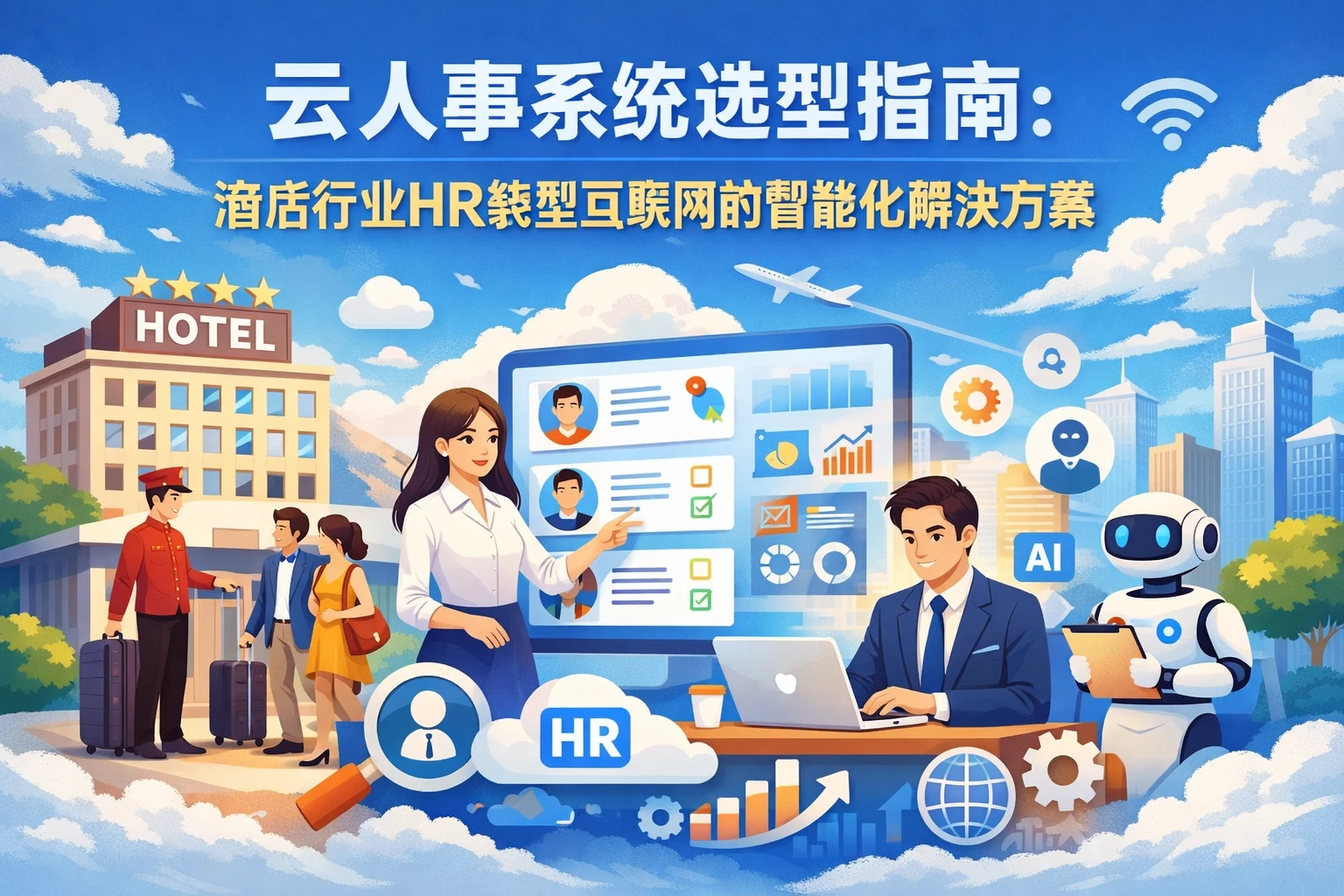 云人事系统选型指南：酒店行业HR转型互联网的智能化解决方案