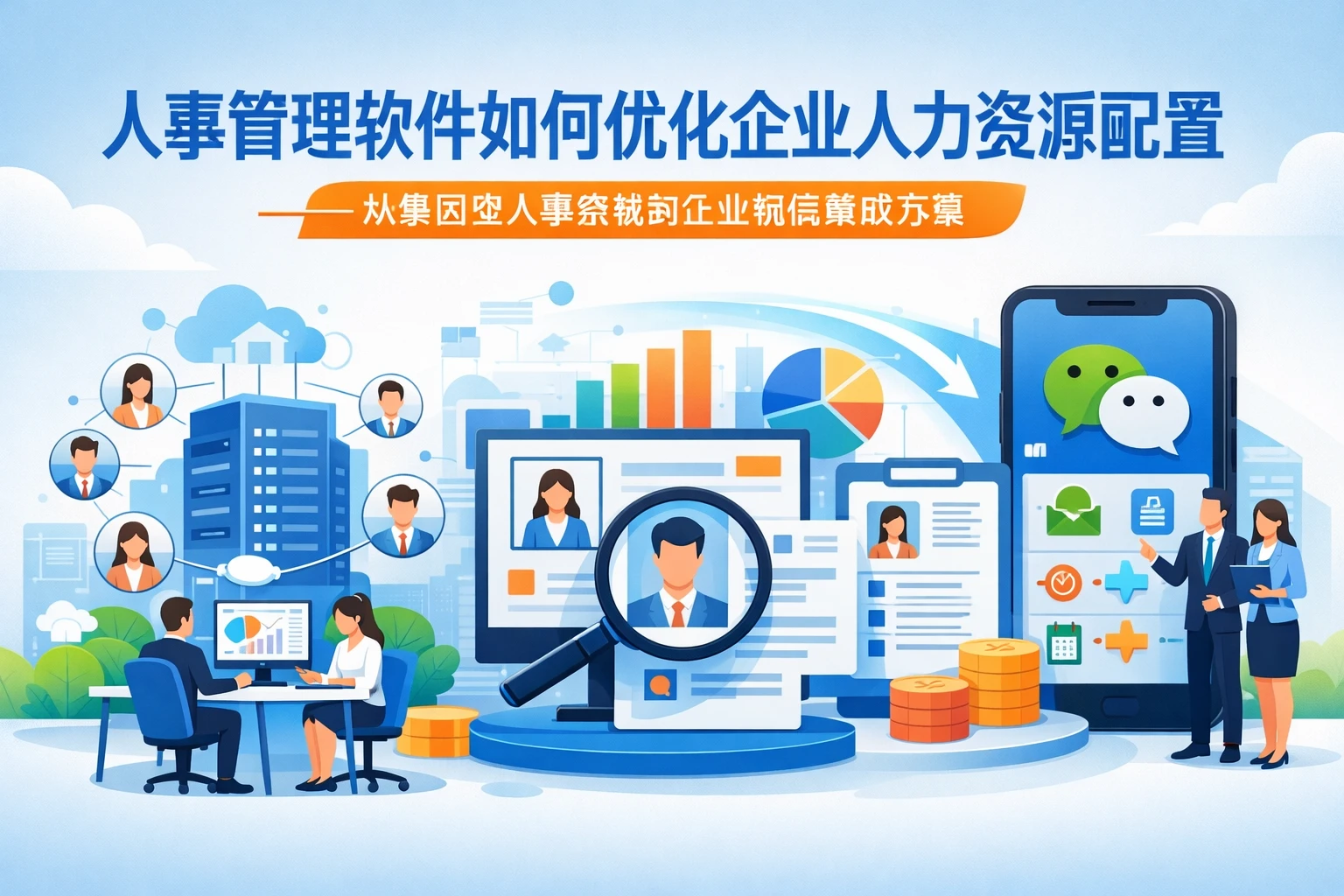 人事管理软件如何优化企业人力资源配置——从集团型人事系统到企业微信集成方案