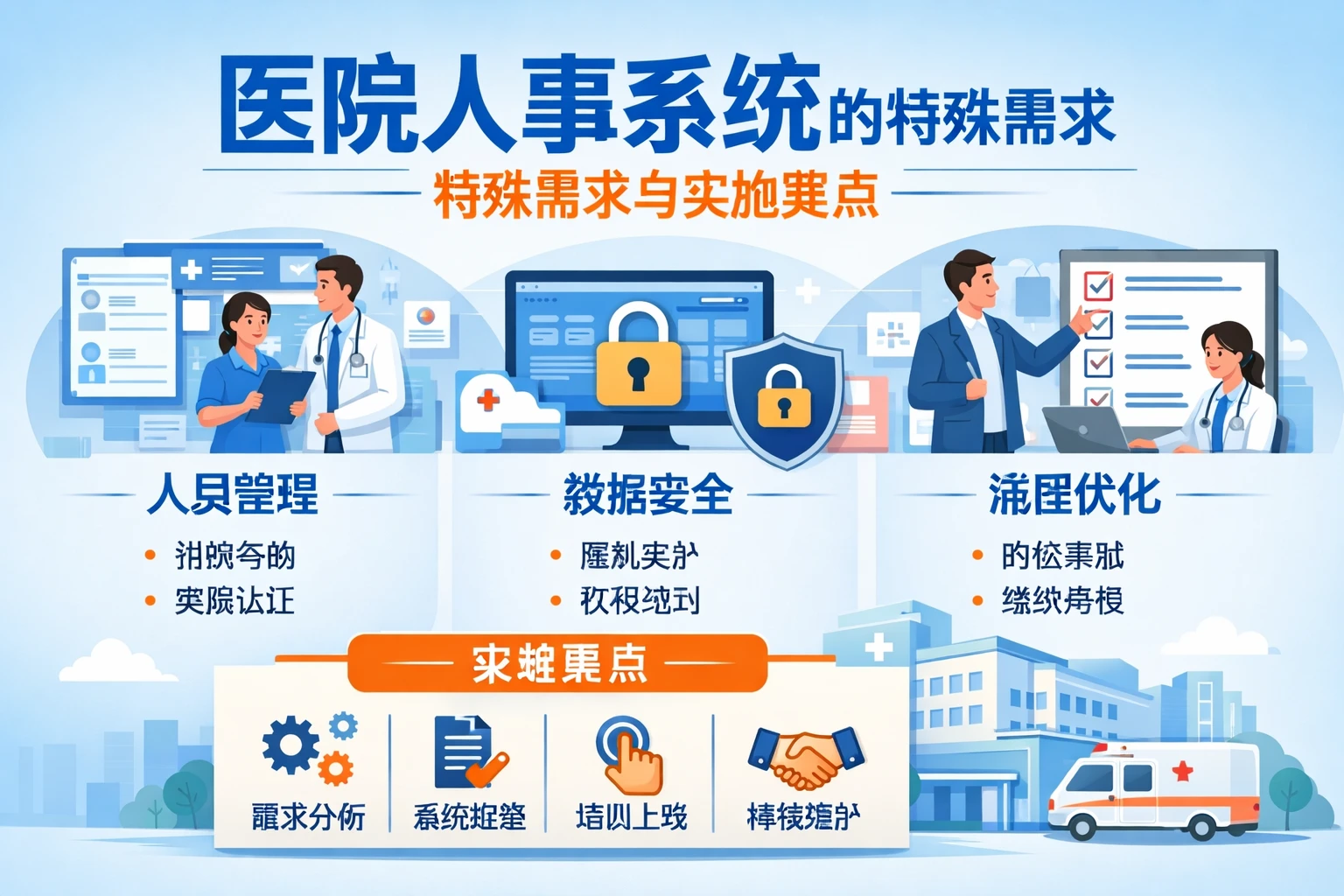 医院人事系统的特殊需求与实施要点
