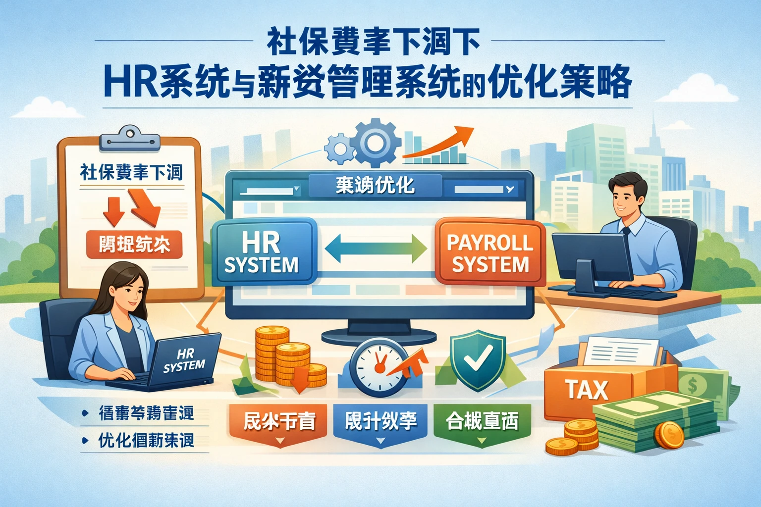 社保费率下调下HR系统与薪资管理系统的优化策略
