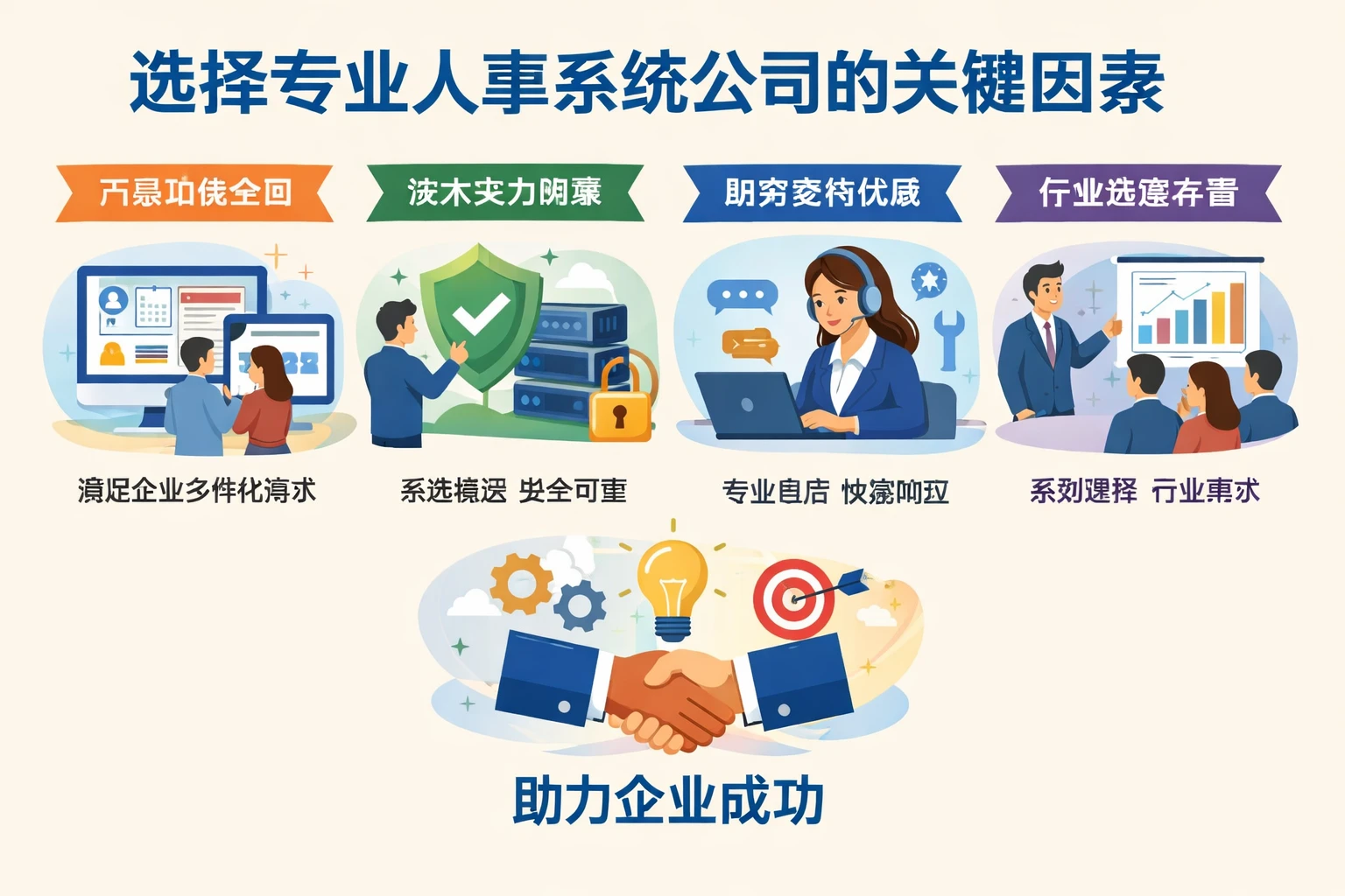 选择专业人事系统公司的关键因素