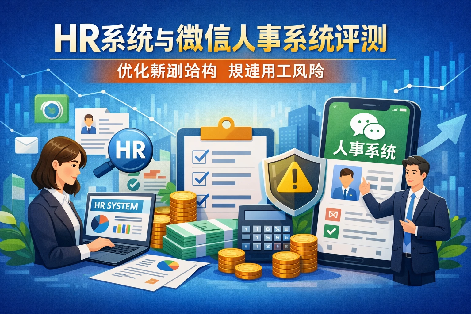 HR系统与微信人事系统评测:优化薪酬结构规避用工风险