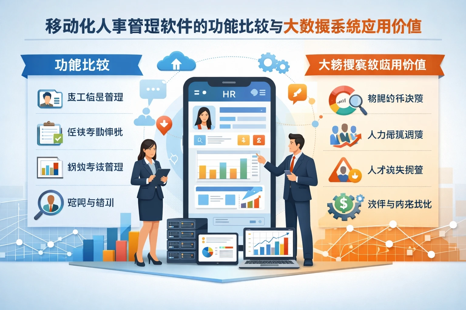 移动化人事管理软件的功能比较与大数据系统应用价值
