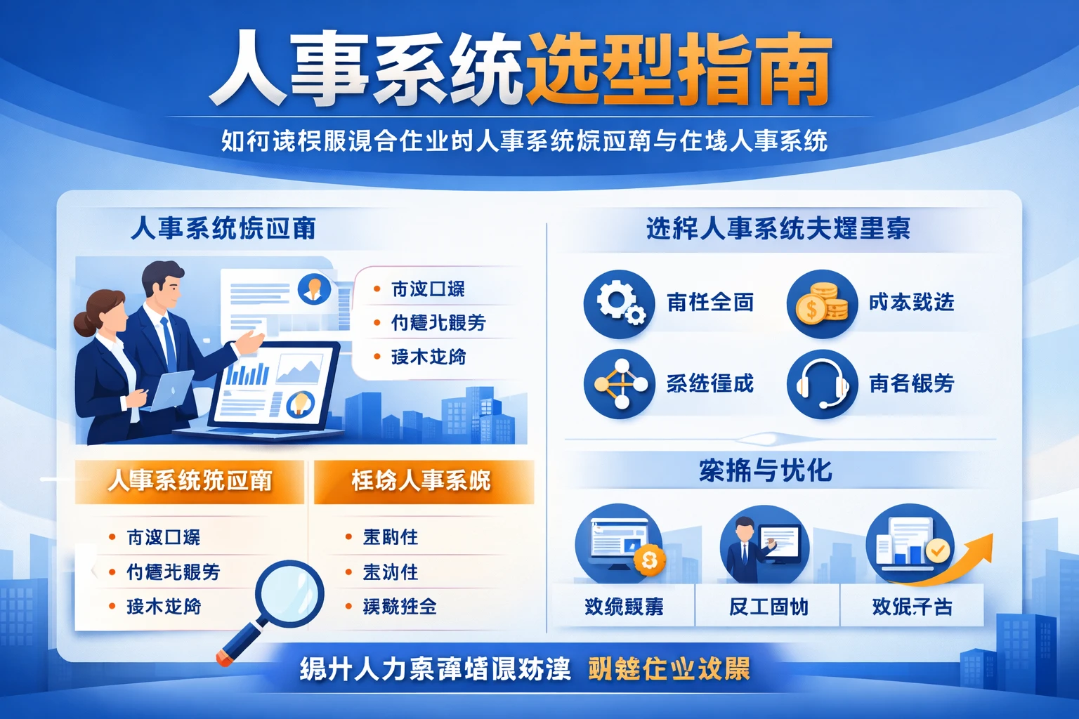 人事系统选型指南：如何选择最适合企业的人事系统供应商与在线人事系统