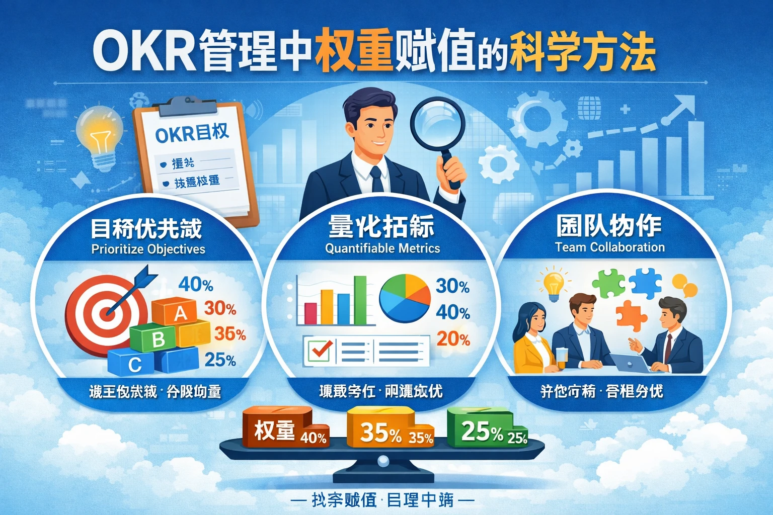 OKR管理中权重赋值的科学方法