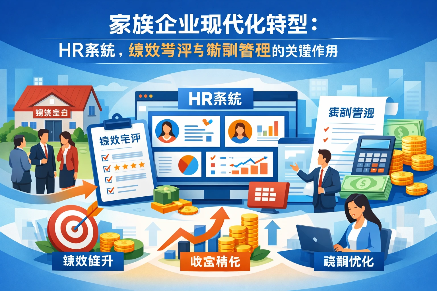 家族企业现代化转型：HR系统、绩效考评与薪酬管理的关键作用