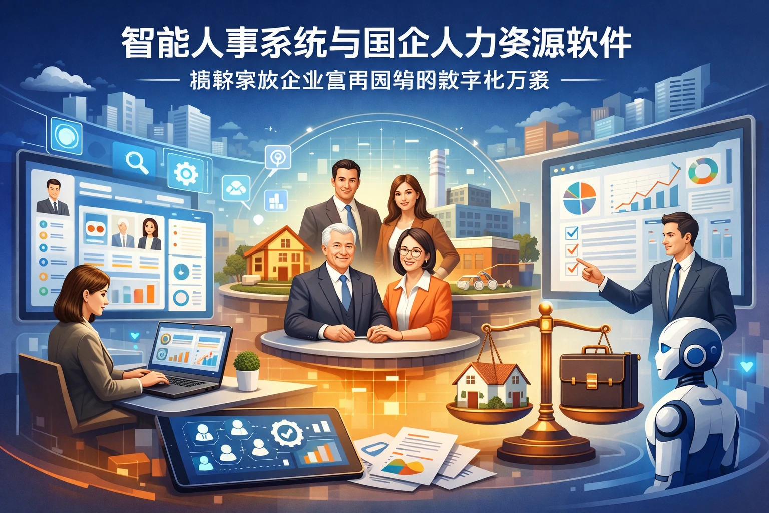 智能人事系统与国企人力资源软件：破解家族企业管理困境的数字化方案