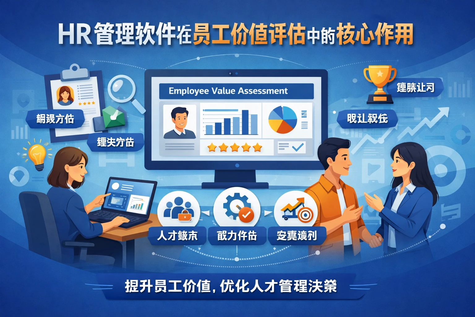 HR管理软件在员工价值评估中的核心作用