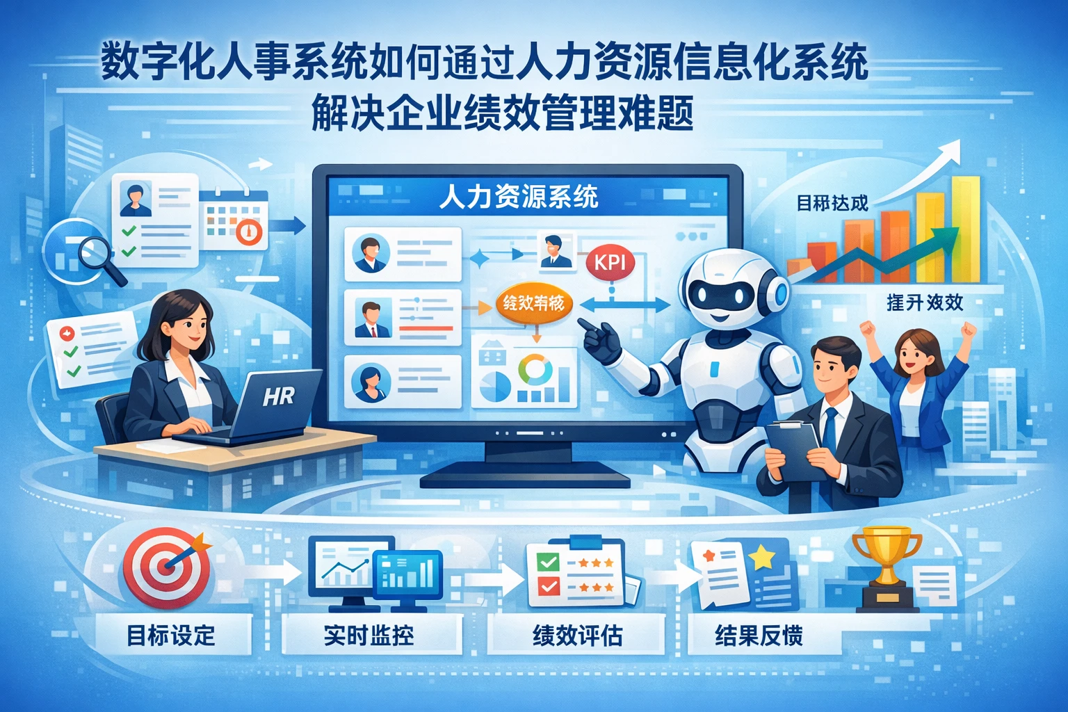 数字化人事系统如何通过人力资源信息化系统解决企业绩效管理难题