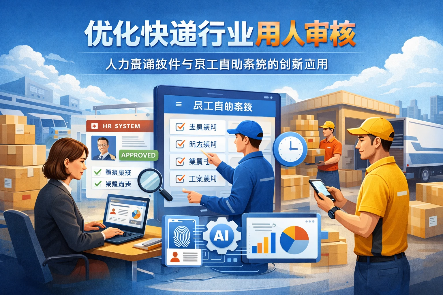 优化快递行业用人审核：人力资源软件与员工自助系统的创新应用