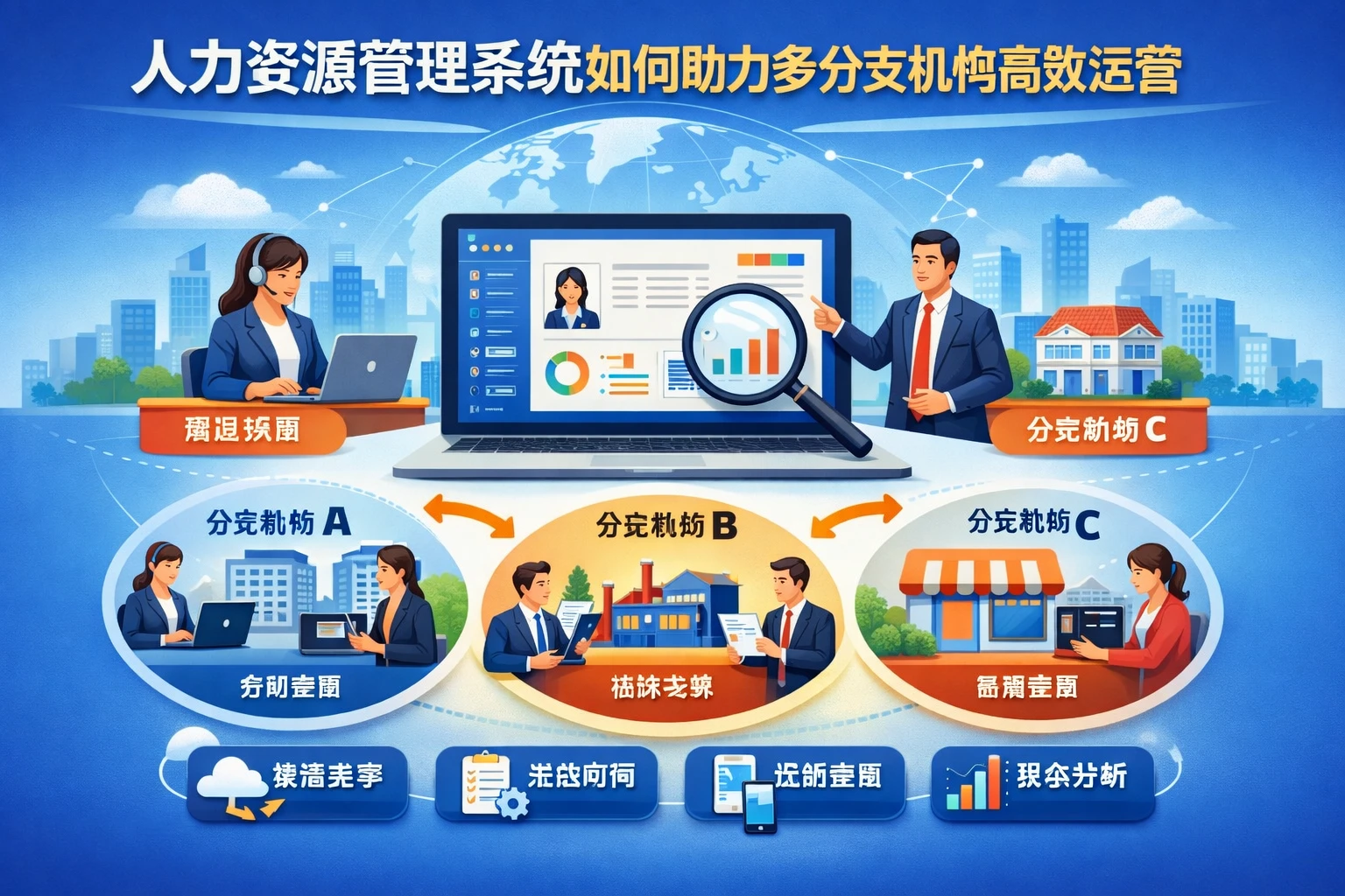 人力资源管理系统如何助力多分支机构人事系统公司高效运营