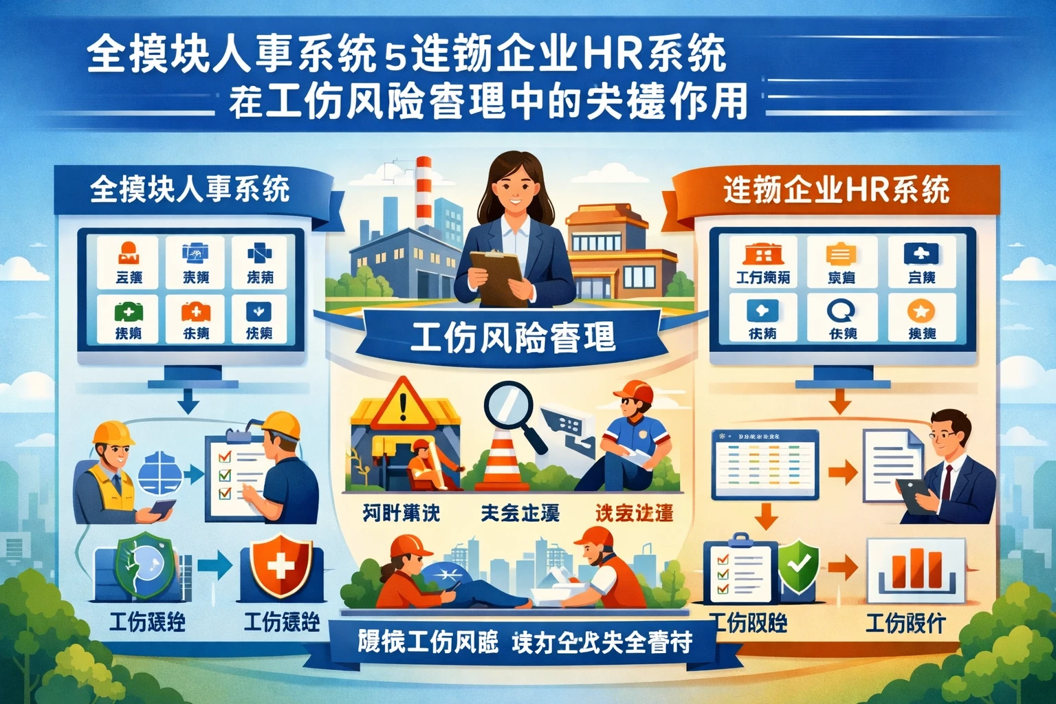 全模块人事系统与连锁企业HR系统在工伤风险管理中的关键作用