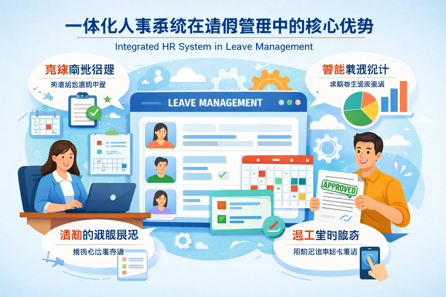 一体化人事系统在请假管理中的核心优势