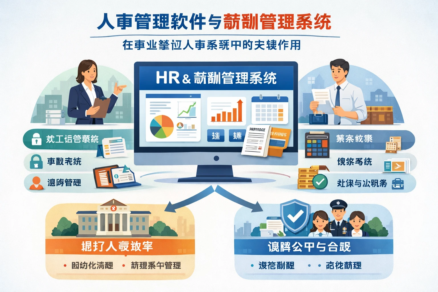 人事管理软件与薪酬管理系统在事业单位人事系统中的关键作用