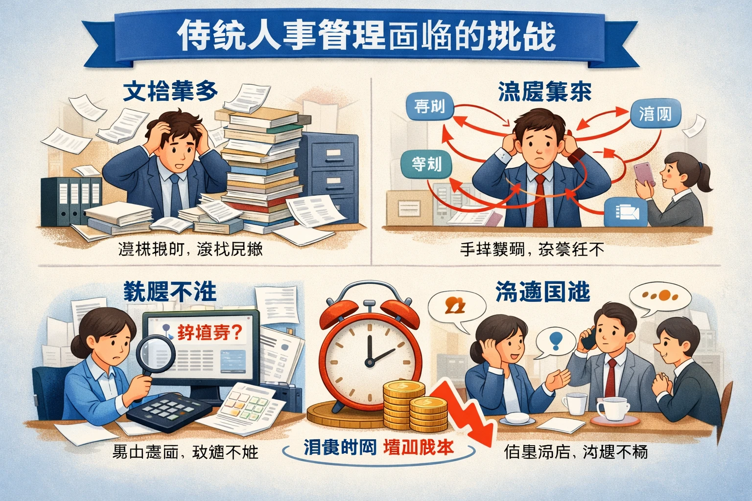 传统人事管理面临的挑战