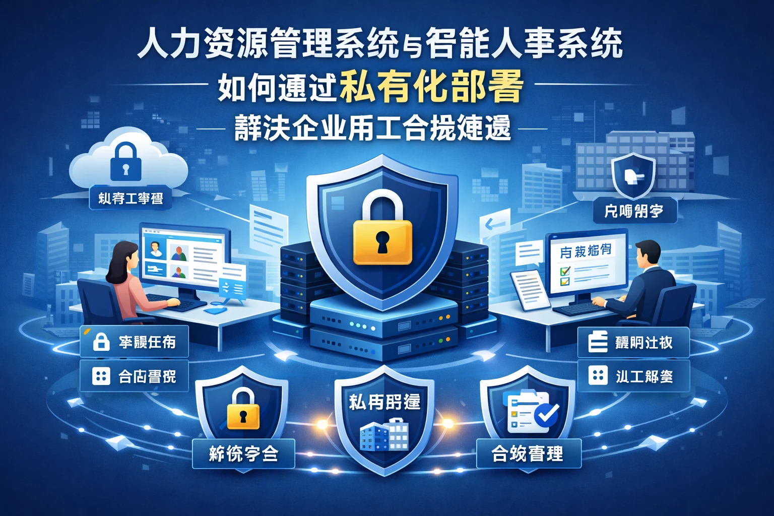 人力资源管理系统与智能人事系统如何通过私有化部署解决企业用工合规难题