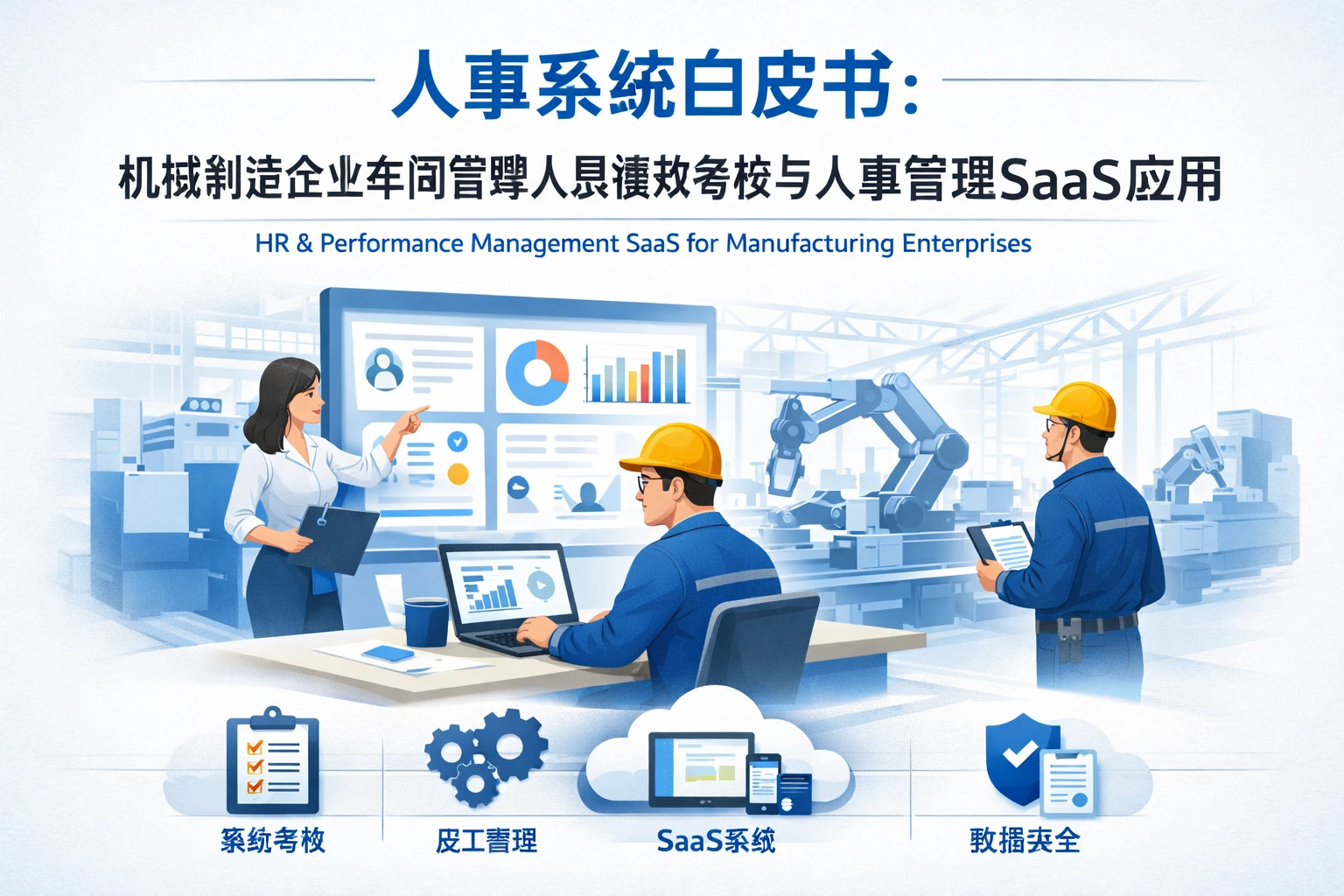 人事系统白皮书:机械制造企业车间管理人员绩效考核与人事管理SaaS应用