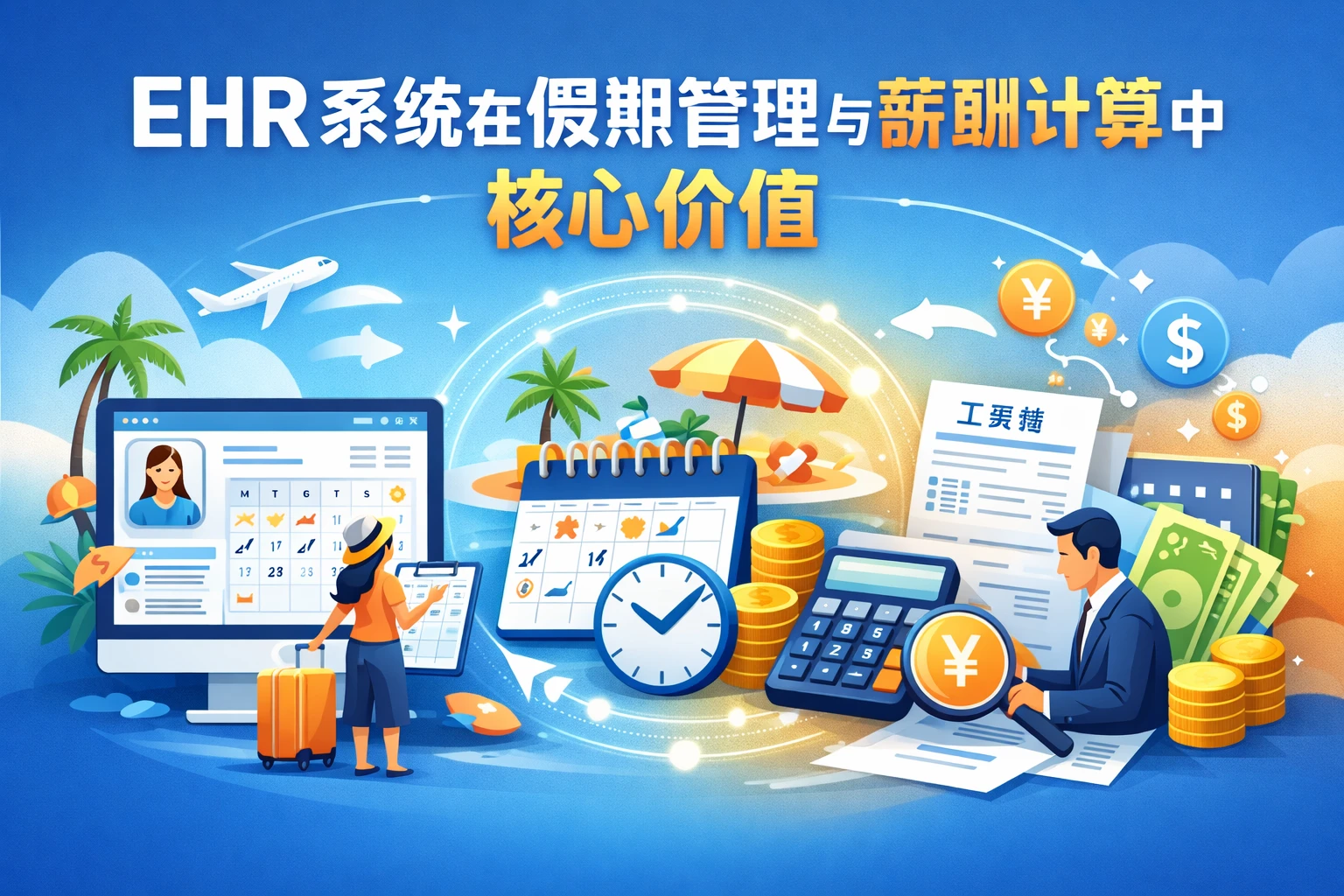 EHR系统在假期管理与薪酬计算中的核心价值